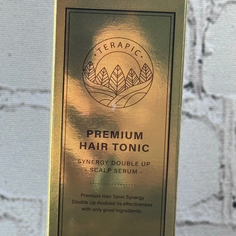 Terapic Premium Hair Tonic Scalp Serum 160ml Gold Edition New Synergy Double Up